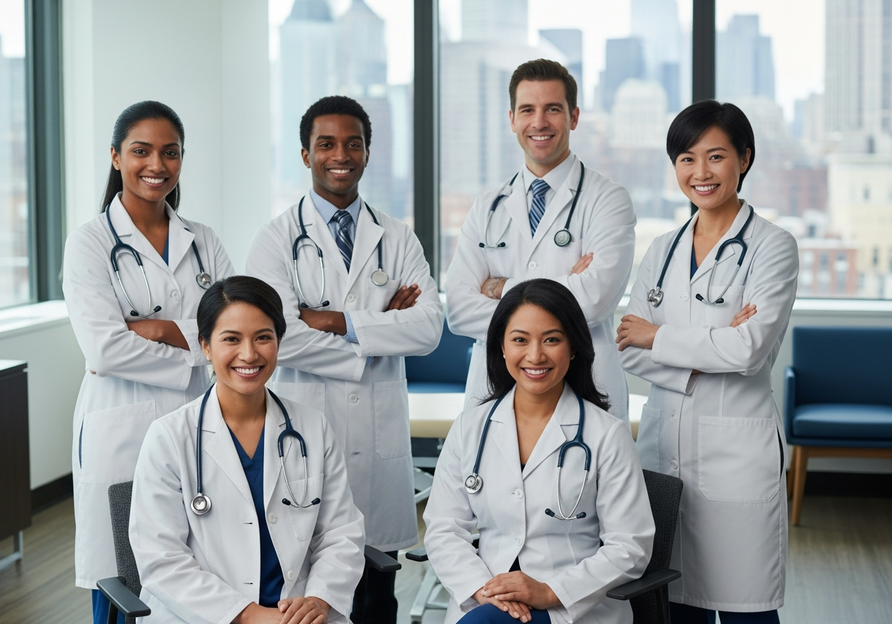 TRT New York medical team - professional hormone therapy center at 120 Broadway Manhattan