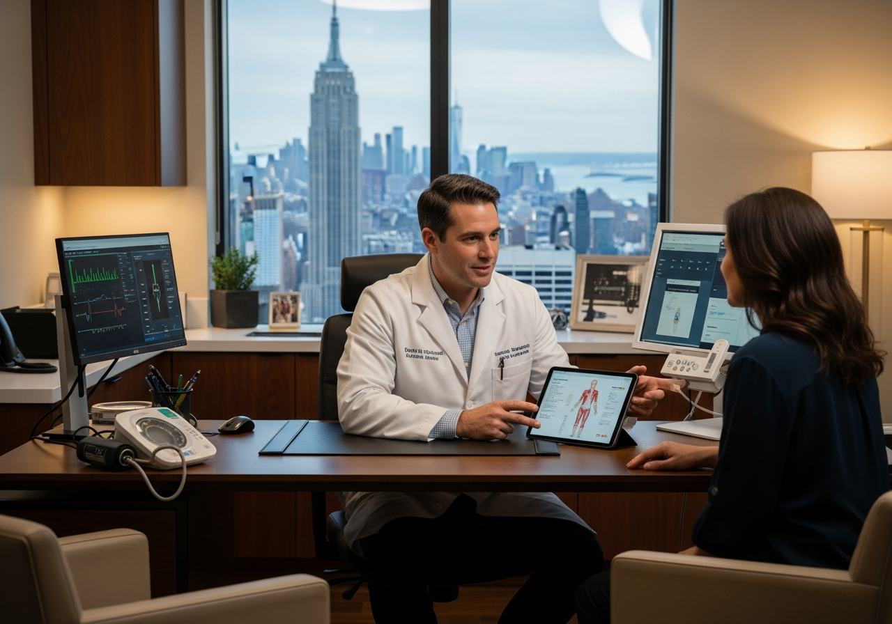 TRT New York hormone therapy services in Manhattan - testosterone replacement therapy, vitamin injections, peptide therapy